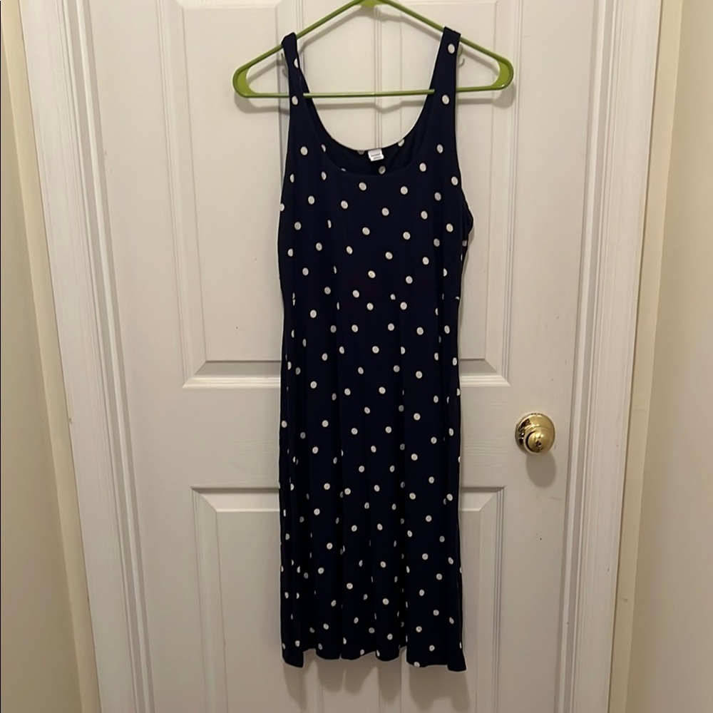 Old Navy Blue Sleeveless Sheath Dress